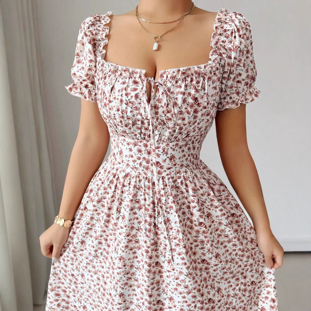 Flower Print Dress