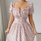 Flower Print Dress