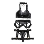 Women's Lace Steel Ring Push-Up Lingerie Set