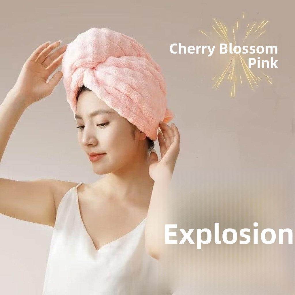 Women's Quick Dry Hair Cap Bath Towel