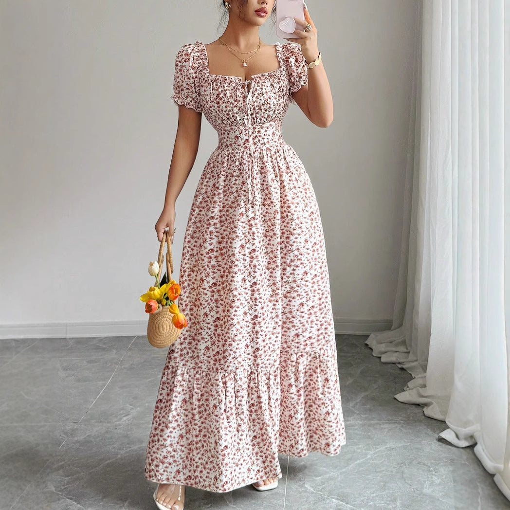 Flower Print Dress