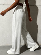Womens High Waist Wide Leg Pants